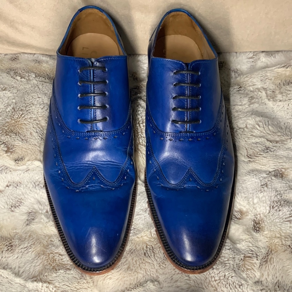 3dm lifestyle handcrafted leather wingtip Oxford shoes